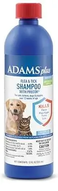 Adams Plus Flea & Tick შამპუნი პრეკორით