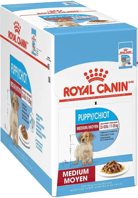 Royal Canin орточо күчүк нымдуу ит азыгы