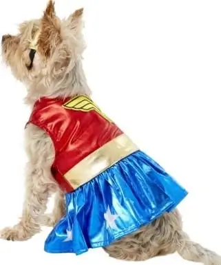 บริษัทเครื่องแต่งกายของ Rubie ชุด Wonder Woman Dog & Cat