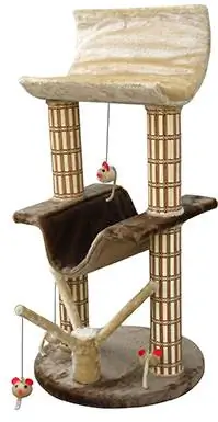 Penn-Plax Multi-Level Lounger Bamboo Cat Tree