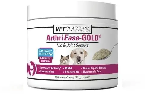 VetClassics ArthriEase-GOLD жамбаш жана муундарды колдоо порошок ит жана мышык кошумчасы