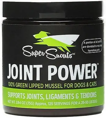 Super Snouts Joint Power Yeşil Dudaklı Midye Köpek ve Kedi Takviyesi