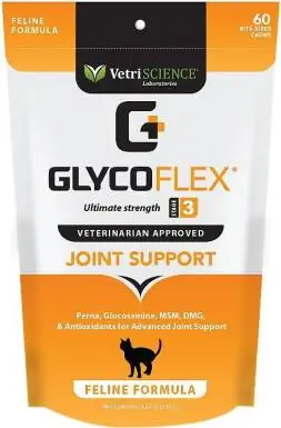 VetriScience GlycoFlex III тоок боорунун даамы бар жумшак чайноо кошулмалары