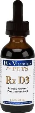 Rx Vitamins Rx D3 Supplément Immunitaire Liquide pour Chats