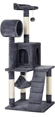 Yaheetech Pehmo Multi-Cat Tree & Condo