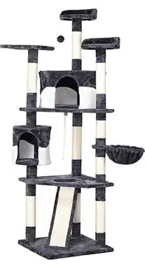 Yaheetech Pehmo Cat Tree & Condo