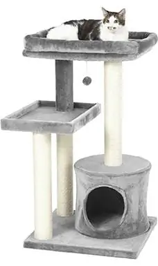 Frisco Heavy Duty Faux Fur Cat Tree & Condo