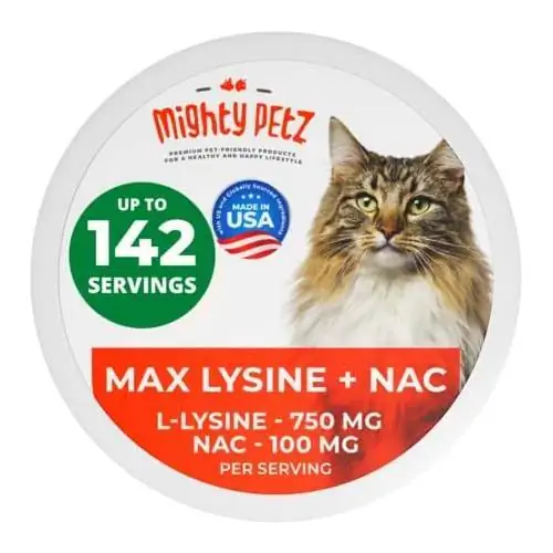 Mighty Pet MAX Lysine til katte + NAC