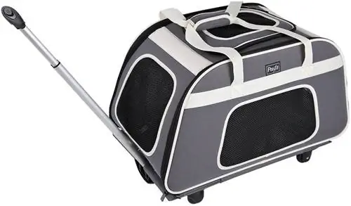 Petsfit Rolling Pet Breathable Carrier na Magurudumu Removable