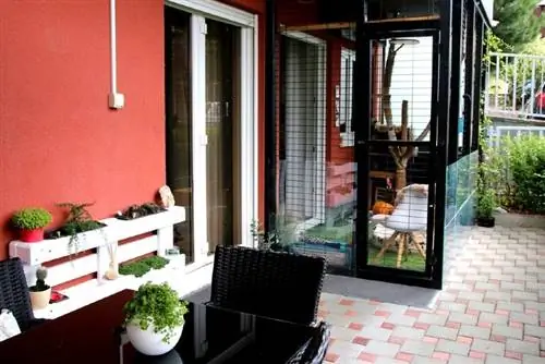 eine Outdoor-Catio