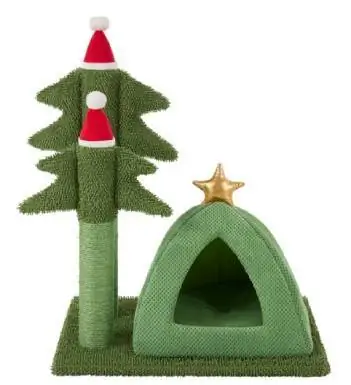 Frisco Holiday Tree House & Scratch Posts