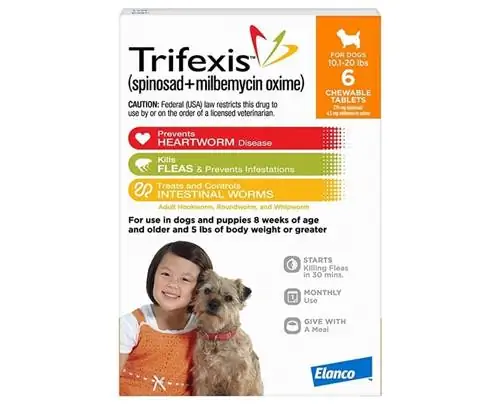 Trifexis para cães (10,1-20 lbs)