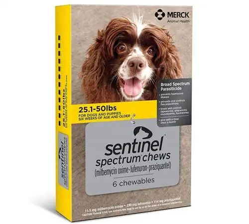 Spektrum Sentinel untuk anjing (25.1-50 lbs)