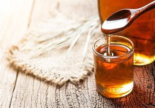 sirup maple dalam botol kaca_showcake_shutterstock