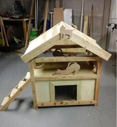 DIY Wood Pallet Cat House