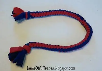 DIY Heavy-Duty Fleece Rope Dog Toy- Jaime ntawm txhua qhov kev lag luam