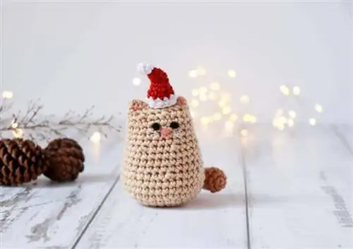 Itty Bitty Kitty _ акысыз Christmas мышык токума үлгүсү