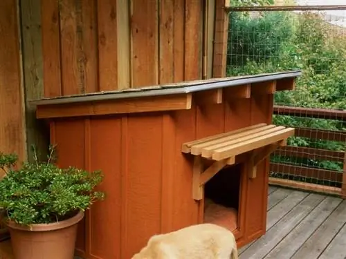 Construa uma mini casa de fazenda para seu cão