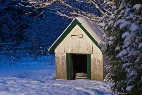 9 DIY Slanted-Roof Dog House Plans You Can build today (Nrog duab)