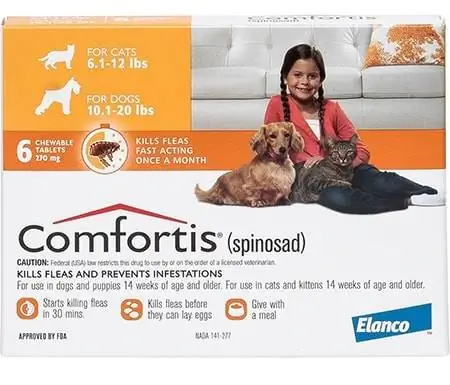 Comfortis purutabletti koirille ja kissoille