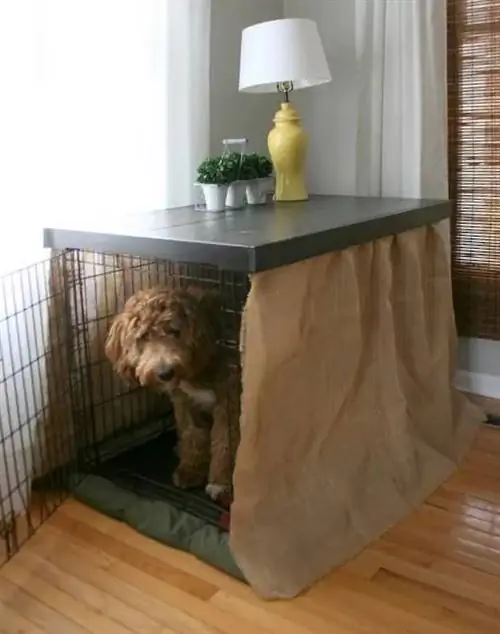 DIY DOG KENNEL TABLE TOP