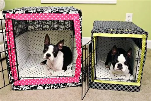 DIY Dog Crate бампер жаздыкчалары тигүү үлгүсү