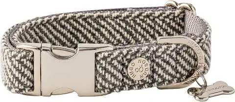 HUGO & HUDSON tweed hondenhalsband