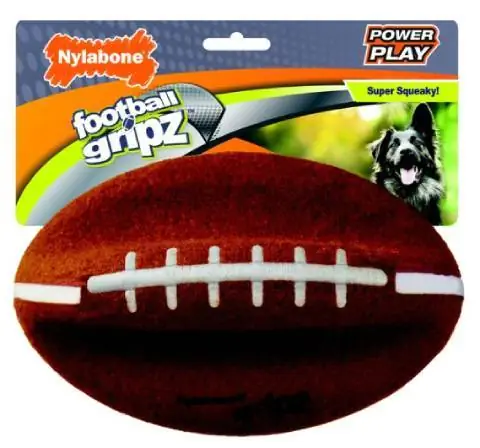 Nylabone Power Play Football Gripz Dog Toy