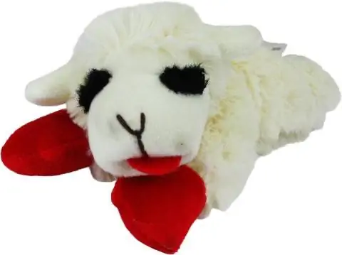 ของเล่นสุนัข Squeaker Lamb Chop หลายตัว