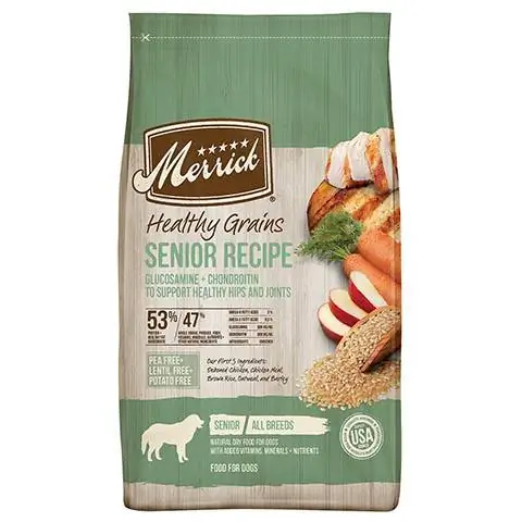 Merrick He althy Grains Senior Recipe Dry Dog Food