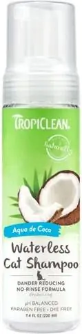 Dầu gội giảm gàu cho mèo không dùng nước của TropiClean