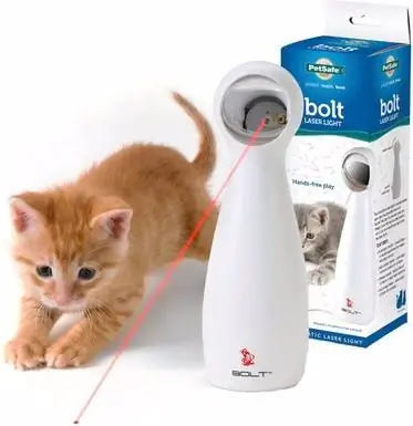 Brinquedo interativo a laser PetSafe Bolt para gatos