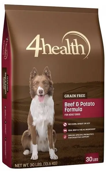 4he alth Alimento para perros sin cereales con carne de res y patata