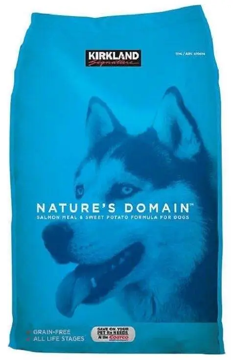 KIRKLAND Nature's Domain Tahılsız Tüm Yaşam Aşamaları Köpekler için Somon Yemeği ve Tatlı Patates Formülü