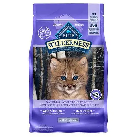 Makanan Anak Kucing Blue Buffalo Wilderness Protein Tinggi