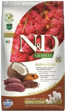 Farmina Natural & Delicious Quinoa Functional Skin and Coat Venison