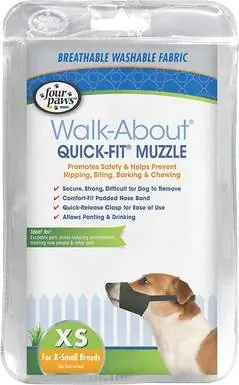 Four Paws Walk-About Quick Fit Dog Mozzle