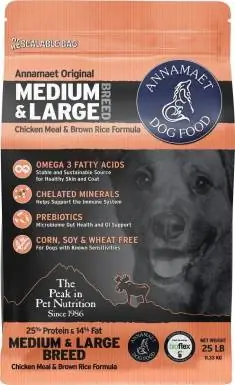 Annamaet 25% Medium at Large Breed Dry Dog Food