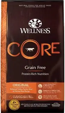 Wellness CORE originalna otkoštena puretina bez žitarica, suha hrana za pse po receptu za obrok od puretine i piletine