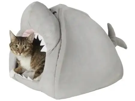 Frisco lit fantaisie pour chat requin