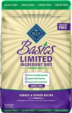 Blue Buffalo Basics begrenset ingrediens Kornfri hundemat