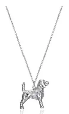 Scamper & Co Sterling Silver Beagle Asma Boyunbağı