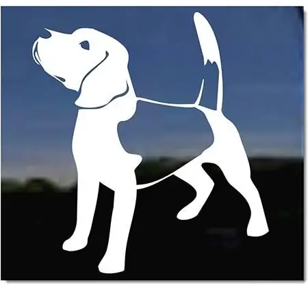 Beagle Window Decal