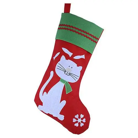 Embroidered Quirky Krismasi Paka Stocking