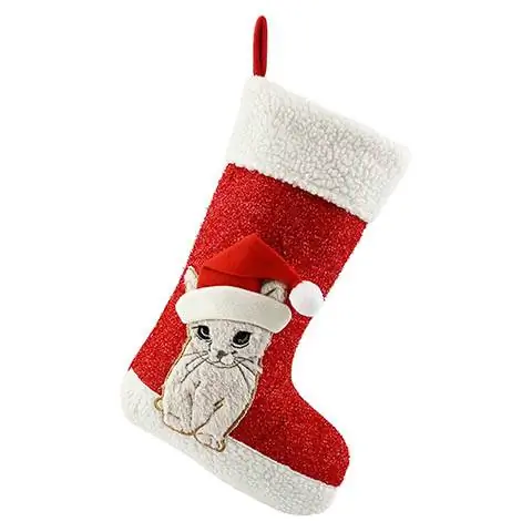 Cute Cat Christmas Boot գուլպաներ