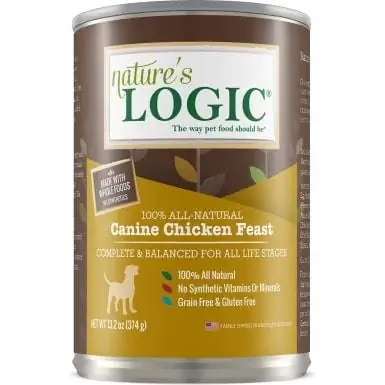 Festin de poulet canin Nature's Logic pour toutes les étapes de la vie