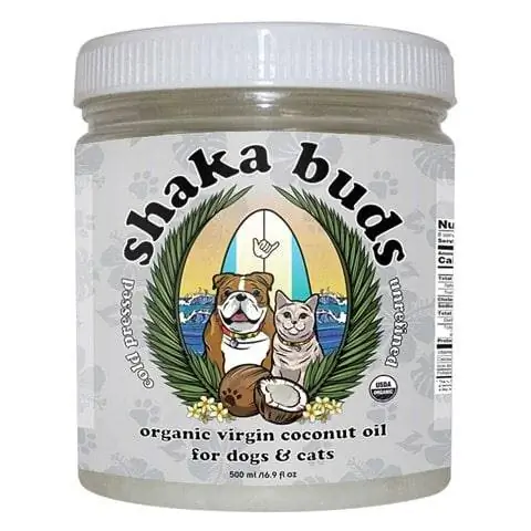 Shaka Buds Kokosolie voor honden