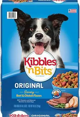 Kibbles and Bits Vị bò và gà thơm ngon nguyên bản