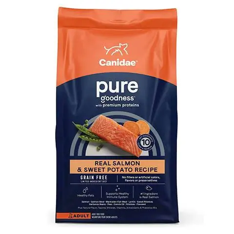 Canidae Grain Free Bahan Murni Terbatas Salmon Dan Ubi Jalar