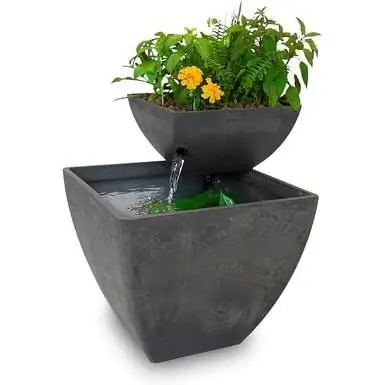 Aqua Sprouts Fountain Ecosistema d'aquaponia